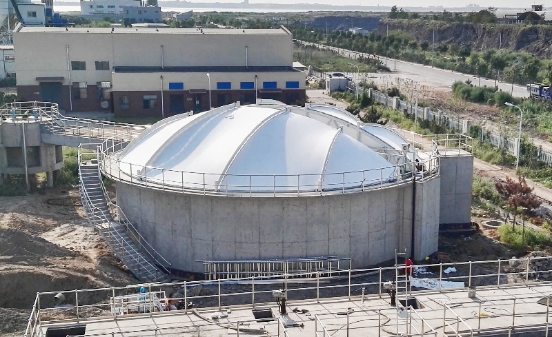 贝壳式污水池加盖密闭罩